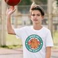 thumbnail image 3 of Smartprints Born to Be Capy Cute Capybara Youth T-Shirt White, Cotton, XS, 3 of 4
