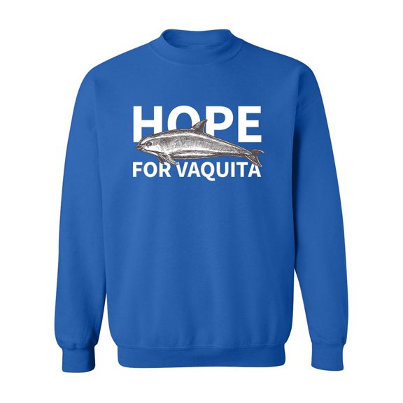Save The Vaquita Quote Sweatshirt Men -Image by Shutterstock, Male Medium