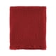 thumbnail image 2 of Manta CREVENT Farmhouse Knit 127 x 152 cm, suave y acogedora, color rojo, 2 of 5