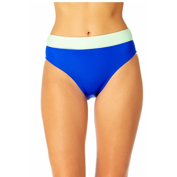 Women's Colorblock High Waist Swim Bottom