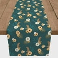 thumbnail image 3 of Creative Products Tropical Jag Teal 16 x 72 Cotton Twill Table Runner, 3 of 3