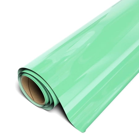 Siser EasyWeed EcoStretch Heat Transfer Vinyl, 11.8" x 12" Sheet Sweet Mint - Compatible with Siser, Cricut, Silhouette and Other Professional/Craft Cutters - CPSIA Certified