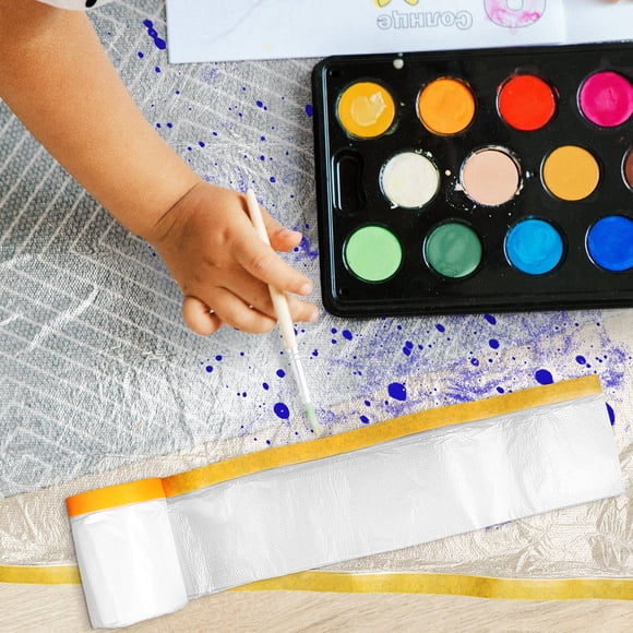 Hytrove Película De Adhesiva Transparente Para Pintura Protección De Muebles Y Suelos