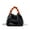 black, variant on First layer cowhide bag, new Chinese bead bag, women's hand-scratched portable oblique span bag
