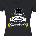 thumbnail image 4 of Inktastic Family Graduation-Proud Cousin of the Graduate Women's V-Neck T-Shirt, 4 of 5