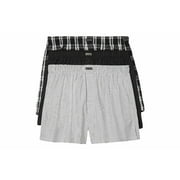 Calvin Klein NB4006 Classics Woven Boxer 3 Packs, Men's Cotton Underwear