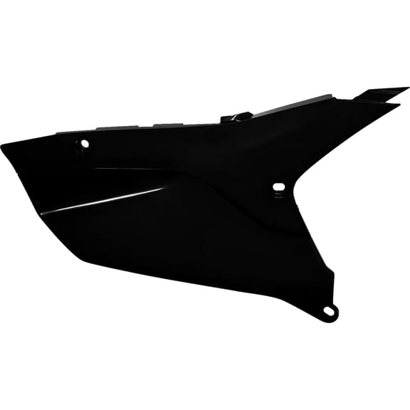 Polisport Motocross (MX) Replica Plastics Side Panels for Yamaha YZ 450F (2023-25), YZ 250F/450FX (2024-25) Dirt Bike – OEM Quality, Durable, Flexible & Perfect Fit – Black
