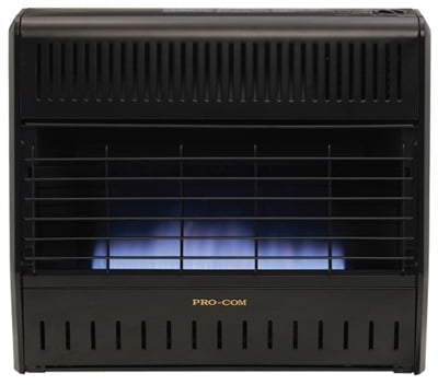 Procom Heating MNSD300TGA Blue Flame Garage Heater, Dual Fuel, Vent-Free, 30,000-BTU Quantity 1 by PROCOM HEATING INC