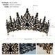 thumbnail image 2 of Diadème Princesse Femme Noir Vintage Tiara Cristal Couronne Strass Pour Femme Bandeau Adult Cheveux Accessoires Cadeau pour Concours Parties Festival fête Cosplay Halloween Noel XianweiShao 1327533220620, 2 of 5