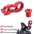 thumbnail image 1 of Maoww Rear Derailleur Hanger Extender Aluminium Alloy Road Mountain Bike Cycling Frame Gear Tail Hook Extender Red, 1 of 6