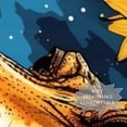 thumbnail image 3 of Crocodile Starry Sky Sunflower Elegant Chiffon Yarn Translucent Silk Scarf 180x73 - Light Breathable Wrap for Women - Fashion Accessories, 3 of 6