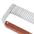 thumbnail image 2 of Herramienta de corte plisado ondulado picadora de ensalada dentada y freidora de verduras, hoja de acero, 18*11,7 cm JAMW Sencillez, 2 of 5