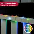 thumbnail image 3 of Joyfy 600 Led Christmas Lights,198 FT Christmas Lights with Remote Outdoor Decorations,Christmas Tree Lights with 8 Modes Timer for Holiday Xmas Party, 3 of 9