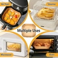 thumbnail image 3 of FZZ 125-Piece 8-Inch Air Fryer Special Paper: Non-Stick, Easy Clean, Heat-Resistant – Keeps Fryer Spotless, 3 of 3