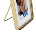 thumbnail image 3 of Mainstays 5x7 Matted to 4x6 Picture Frame – Gold Rounded Corner Tabletop Photo Frame, 3 of 7