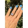 thumbnail image 2 of Purple Amethyst Ring - Statement Ring - Gold Ring - Engagement Ring - Prong Ring - Rectangle Ring - Cocktail Ring - Gemstone Ring, 2 of 3