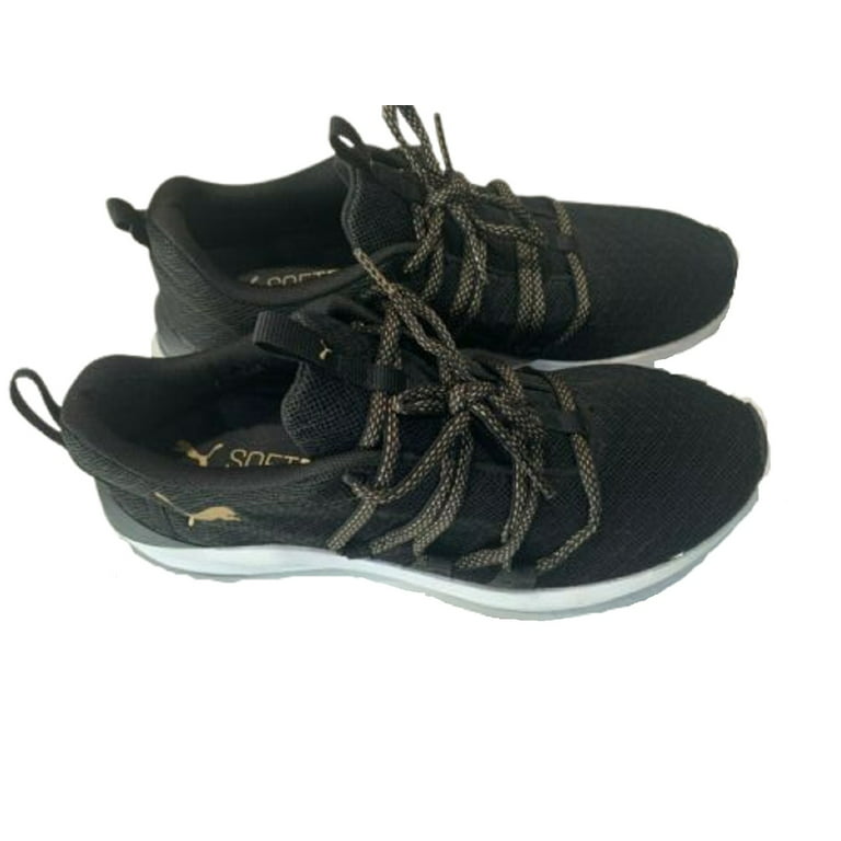 Slip sko Jeg vil være stærk Maestro Puma Ladies' Soft foam Optimal Comfort Sneaker Shoes (Black Gold, 10) -  Walmart.com