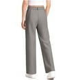 thumbnail image 5 of Kilaqueen Youth Boys Girls Golf Pants Classic Solid Flat Front Dress Pants with Pockets Comfy Waistband School Uniform Pants Casual Stretch Twill Pants, 4-15Years, 5 of 5