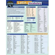 RACHEL JACOBS; LILIANE ARNET Latin Vocabulary: A Quickstudy Laminated Reference Guide (Other)