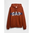 thumbnail image 3 of Sudadera con capucha GAP Heritage Logo con cierre completo Copper Spice talla S, 3 of 3
