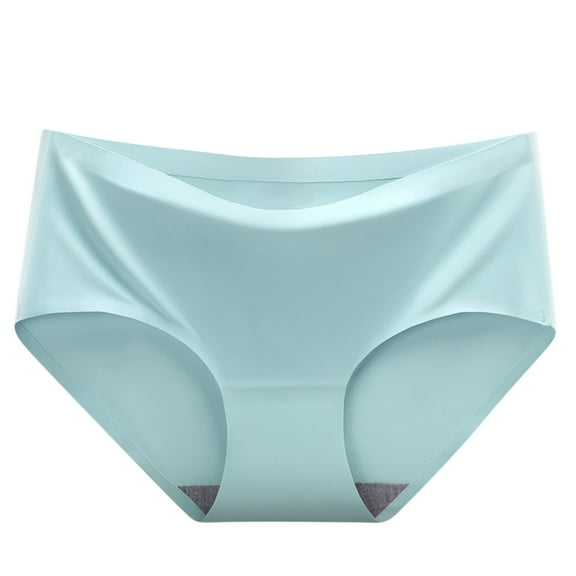 dazeni High Waisted Underwear for Women Breathable Seamless Everday Full Coverage Panty Tummy Control No Show Briefs Panties Ladies Nylon Underpants