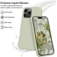 thumbnail image 2 of iPhone 16 Pro Case,Full Body Protective Cover with 4 Layer Shockproof Structure, Soft Ultra Slim Phone Case with Anti-Scratch Microfiber Lining, 6.3", Light Green, 2 of 6