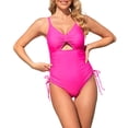 thumbnail image 1 of MKLEKYY Trajes De Baño Mujer 2 Piezas Women Open Crotch Shapewear Underwear High Waist Seamless Bodysuit Sexy Push Up Bikini Set, 1 of 6
