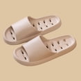 thumbnail image 5 of Ceisia Men's New Indoor Solid Thick Sole Soft Bottom House Slippers Home Comfort Casual Non-Slip Warm Winter Breathable Lightweight Anti-Skid Slides Gifts for Father, 5 of 6