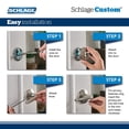 thumbnail image 6 of Schlage Custom Broadway Non-Turning Lever with Century Trim, 6 of 7