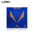 thumbnail image 2 of LOKI RXTON 5 High Elasticity Table Tennis Rubber Sticky Red Ping Pong Rubber Pips In High-density Sponge Black Pingpong Rubber Red, 2 of 6