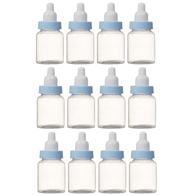 Caja de 12 bombones para niño, ideal para baby shower (azul/rosa).