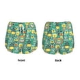 thumbnail image 4 of Disketp Animals with Leaf Print Women's Shorts Workout Shorts for Athletic Gym Running Shorts with Phone Pockets Medium, 4 of 8