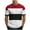 Red, variant on Khunlpohl Striped Short Sleeve for Mens Crewneck Basic Casual Tshirts Color Block Summer Loose Tees Tops