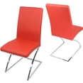 thumbnail image 2 of Canadian Monalisa Dining Chair Red (Set of 2), 2 of 3