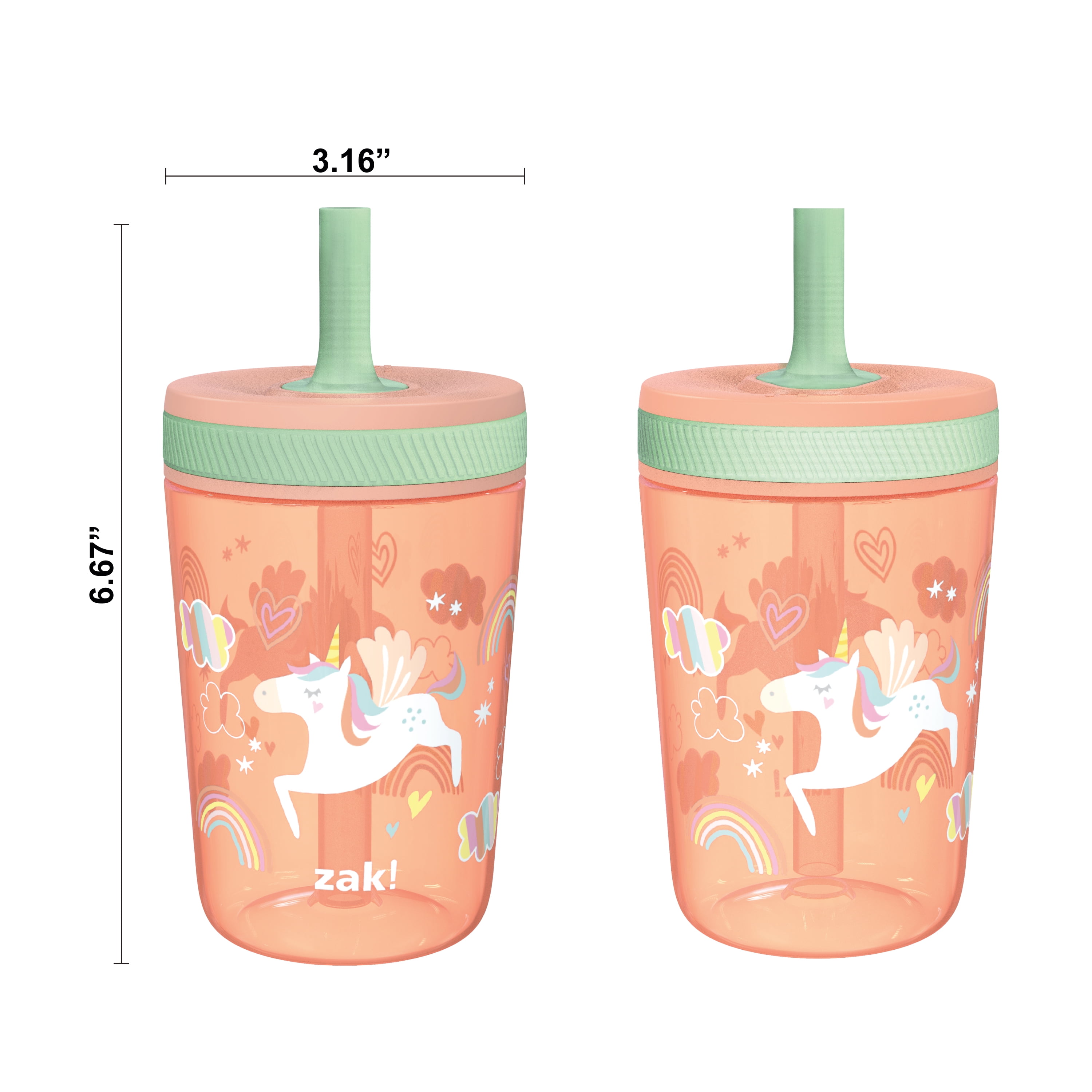  Zak Designs Bluey Kelso Tumbler Set, 15 fl.oz. Leak-Proof  Screw-On Lid with Straw, Bundle for Kids Includes Plastic and Stainless  Steel Cups with Bonus Sipper, 3pc Set, Non-BPA : Baby