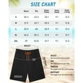thumbnail image 2 of Justay Story Mens Swim Trunks 9" with 2 in 1 Compression Breathable Liner Zipper Pockets Quick Dry Swim Bathing Suit Summer Beach Shorts, Size S-2XL, 2 of 10