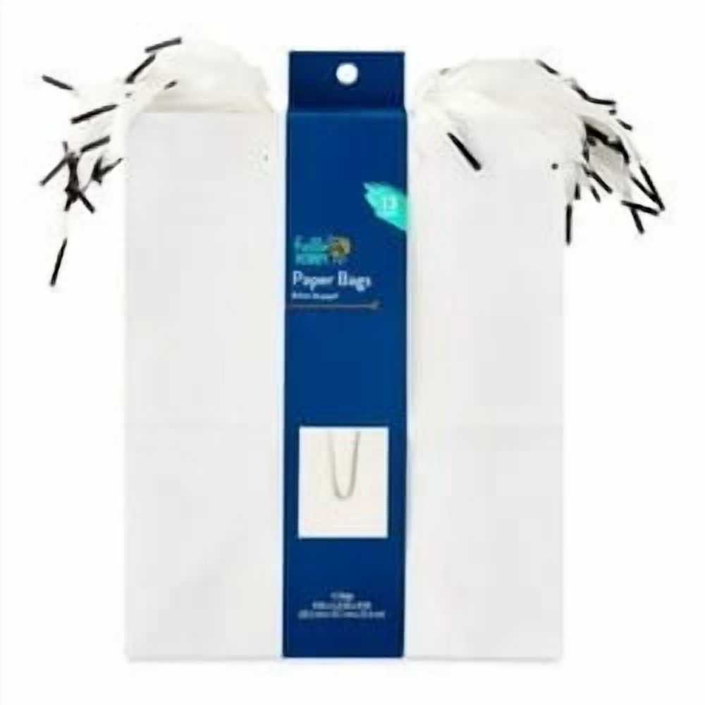 24 Sacchetti Regalo In Carta Kraft Arcobaleno Yasashii: 8 Colori, 14,9x8,1x24,9 Cm, Per Bomboniere, Compleanni, Natale, Fai Da Te