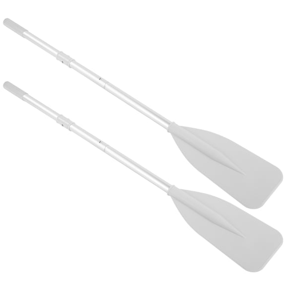 High Toughness Inflatable Boat Dinghy Canoe Water Marine Sports Aluminium Alloy Oars 2pcs Paddle with 2Pcs Rod Set