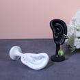 thumbnail image 2 of Earring Display Stands Human Ear Model Holder Soft Silicone Base Stand Organizer, 2 of 7