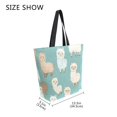 thumbnail image 4 of Large Canvas Bag 13.5x5.1x15 Inch Canvas Bag Shopping Canvas Bag Suitable For Outing Shopping Travel Out Of Large Capacity Storage Super Cute Sheep, 4 of 9