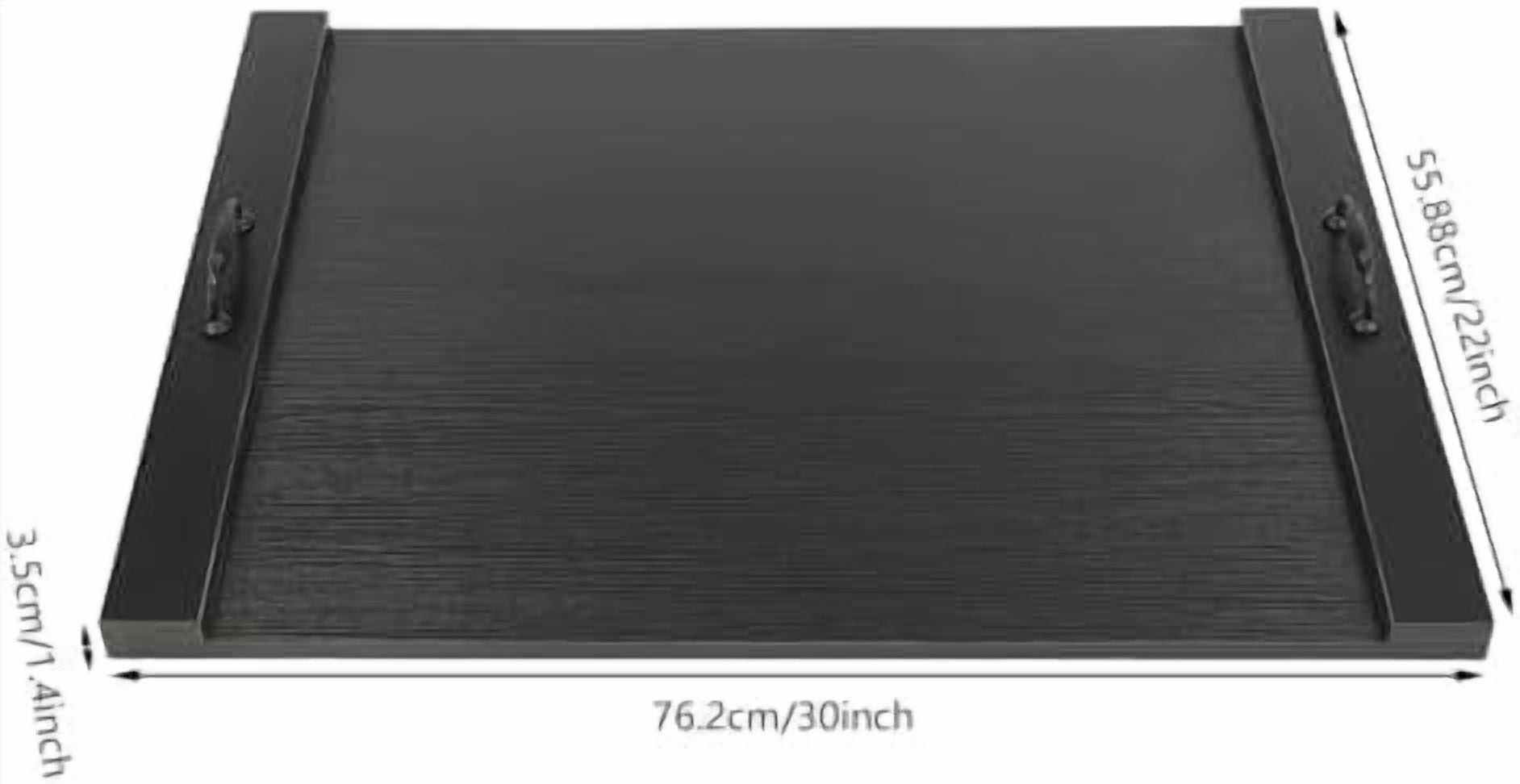 Stove Cover,Noodle Board Stove Cover Gas Stove Cover Electric Stove Cover Board Wood Stove Cover with Handles Kitchen Sink Cover RV Stove Top Cover (Black)