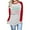 B-Red, variant on MOUSYA Be A Cindy Lou Who T-Shirt Tee Christmas Raglan Long Sleeve Tops Splicing Baseball Tees Shirt for Women
