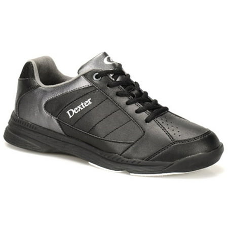 Dexter Mens Ricky IV Bowling Shoes WIDE- Black/Alloy 6 E (The Best Bowling Shoes)