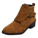 thumbnail image 1 of NECHOLOGY Botas Mujer Adulto Femenino Zapatos Botines para mujer Botas de tobillo de diseñador de moda para mujer Botas casuales de tacón bajo grueso (Brown, 7.5), 1 of 7