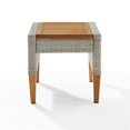 thumbnail image 3 of Crosley Furniture Capella Wicker / Rattan Outdoor Side Table in Gray/Acorn, 3 of 11