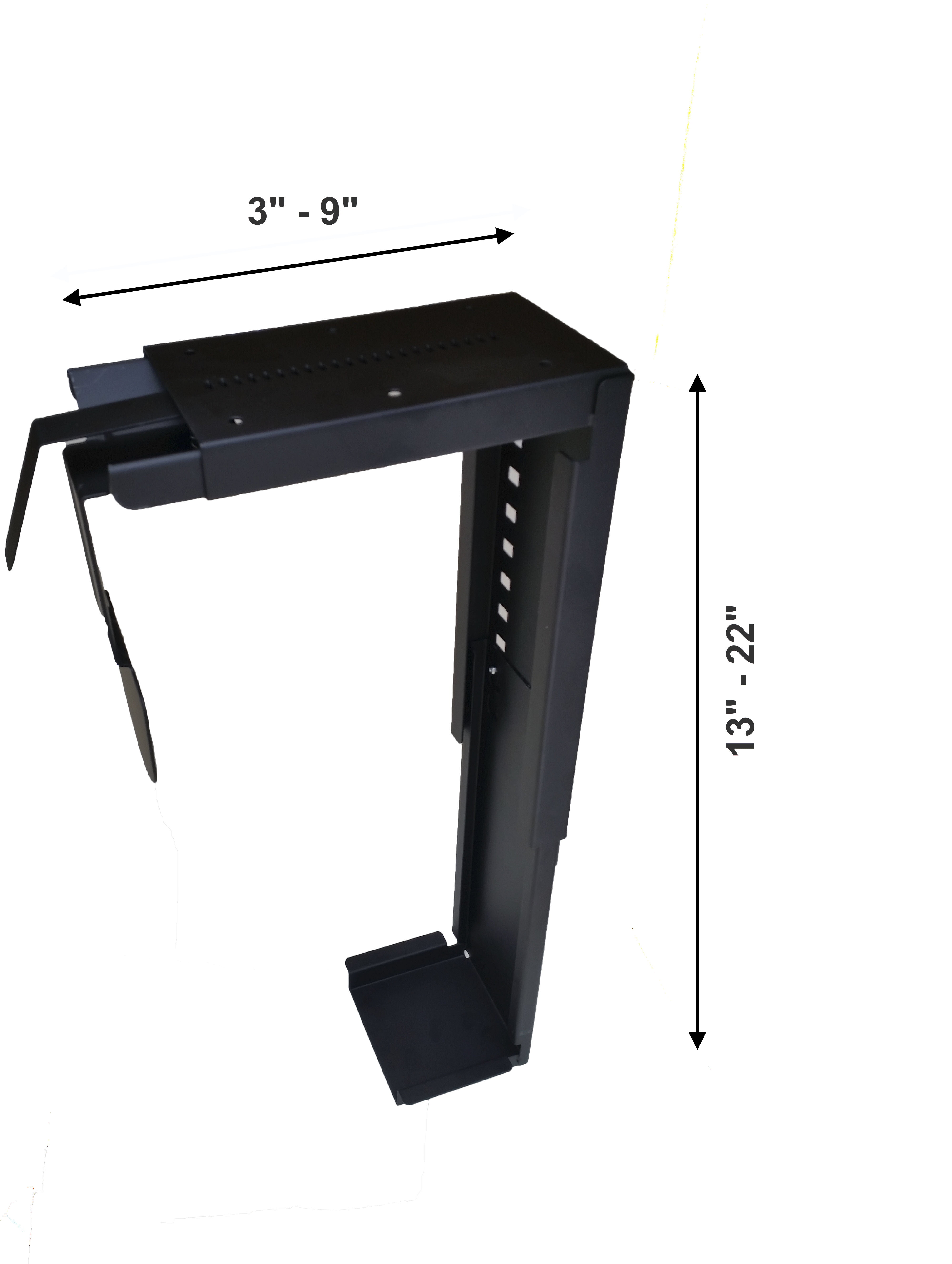 Anthrodesk Adjustable Cpu Holder For Under Desk Mount Walmart Canada