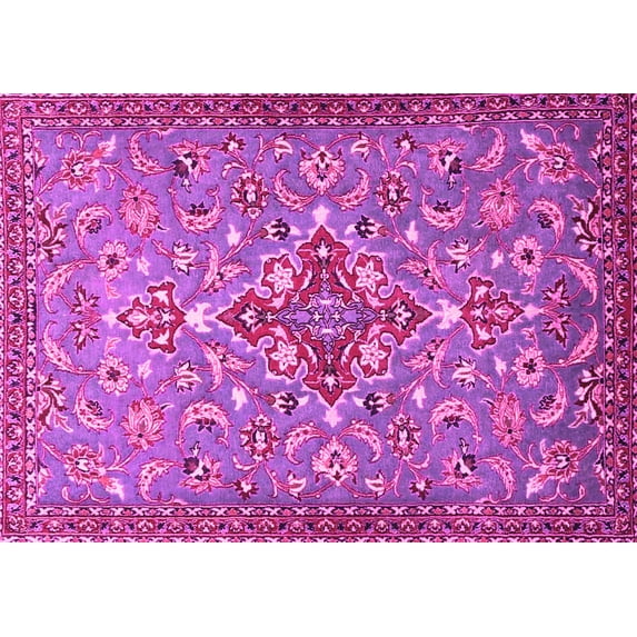Ahgly Company Indoor Rectangle Persian Pink Traditional Area Rugs, 2' x 3'