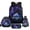 Purple Galaxy Horse, variant on Uorisanigo 4 in 1 Schoolbag Set for Teens, Blue Wolf Backpack with Lunch Bag Pencil Case Water Bottle Holder Pouch, 4 PCS, Boys, Bookbag School Daypacks for Elementary Middle