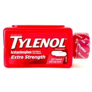 Tylenol Extra Strength Acetaminophen 500 Mg 325 Caplets Pain Reliever Fever