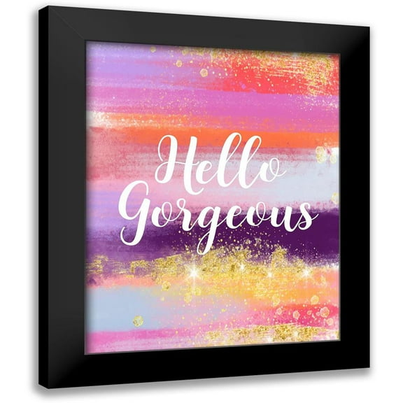 Robinson, Tamara 12x14 Black Modern Framed Museum Art Print Titled - Hello Gorgeous
